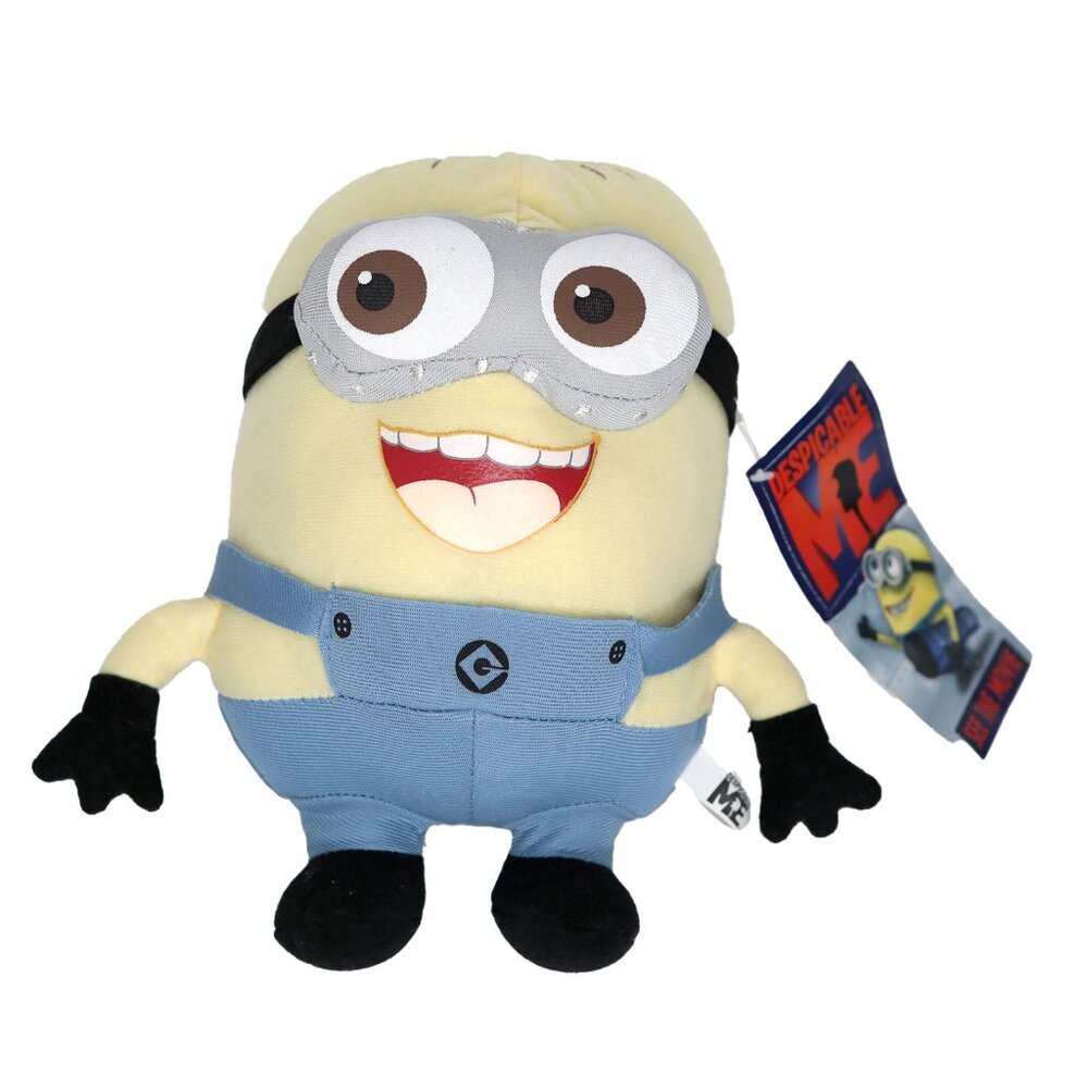 Despicable Me Minion Dave Plush Stuffy Kids Toy Cartoon Movie Yellow Blue